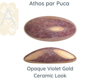 Athos Cabochons par Puca, Purple Collection - The Argus Collection