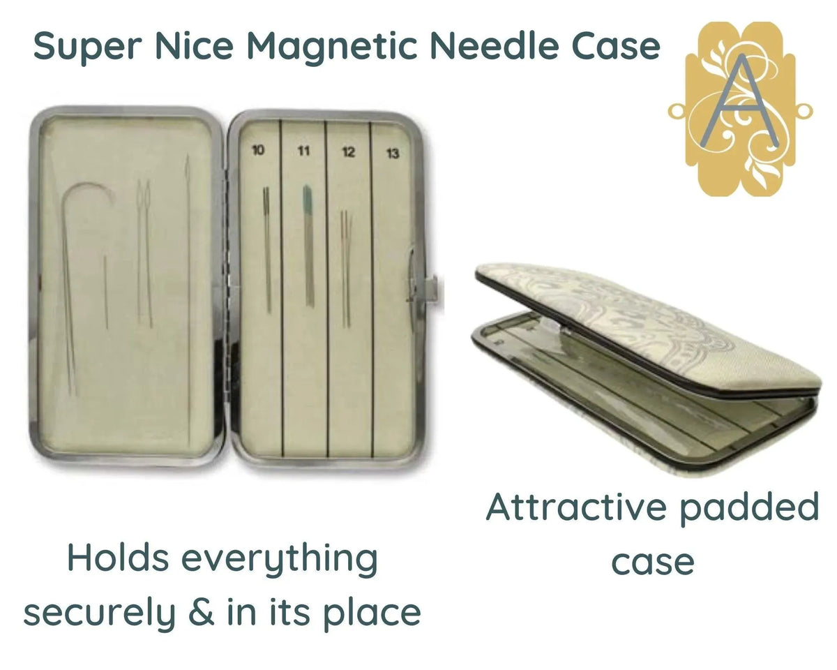 Magnetic Needle Case, Large Capacity, Both Sides Magnetic - The Argus Collection