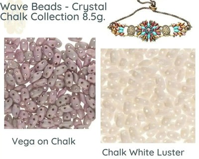 Wave Beads, Chalk Collection, 8.5g Tube - The Argus Collection