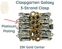 Galaxy 3-Strand Box Clasp in 2 Finishes - The Argus Collection