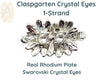 Crystal Eyes 1-Strand Box, in 2 Finishes by Claspgarten - The Argus Collection