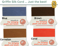 GRIFFIN Silk Thread or Cord, Size 1 - The Argus Collection