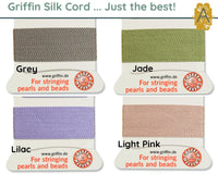 GRIFFIN Silk Thread or Cord, Size 8 - The Argus Collection