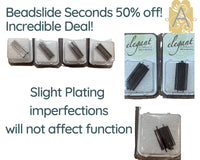 Beadslide Bonanza, Seconds with slight Plating Imperfections, 50% Off - The Argus Collection