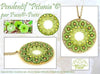 Petunia Pendant Pattern par Puca - The Argus Collection