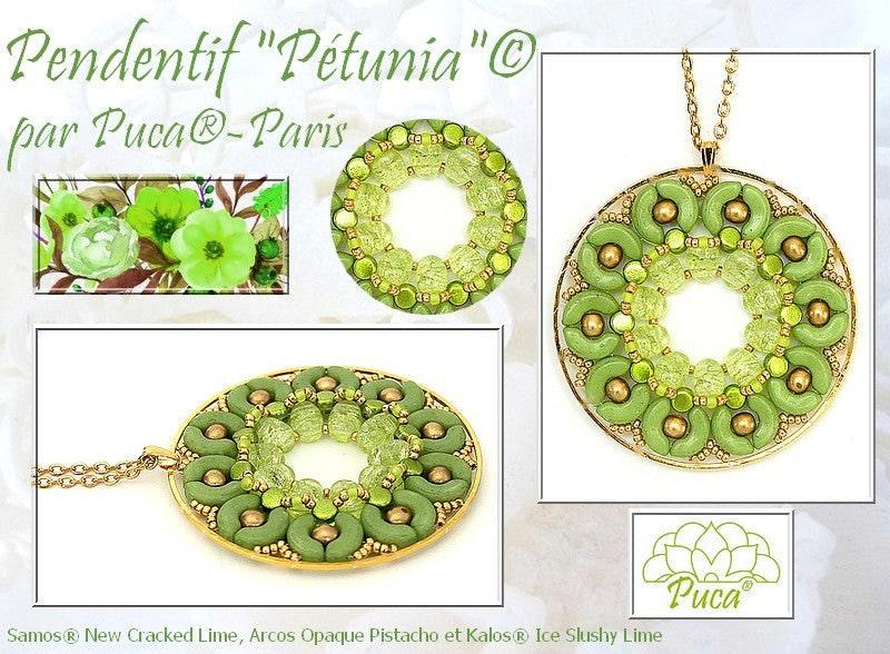 Petunia Pendant Pattern par Puca - The Argus Collection