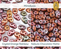 Miniduo Beads, Assorted 10g. - The Argus Collection