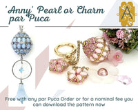 Anny Beaded Bead Pattern par Puca - The Argus Collection