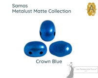 Samos - Metalust Matte Collection, Les Perles par Puca, (5g, approx 20 beads) - The Argus Collection