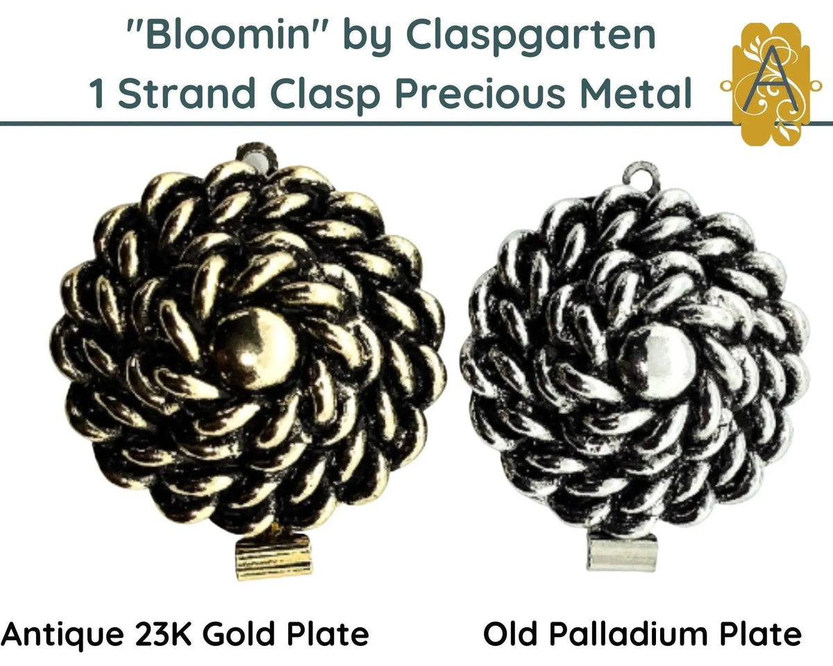 Bloomin 1-Strand Box Clasp in 2 Finishes - The Argus Collection