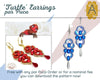 Turtle Earrings Pattern par Puca, Free with your Les Perles par Puca Order, or Download it for a nominal fee - The Argus Collection