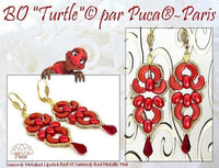 Turtle Earrings Pattern par Puca, Free with your Les Perles par Puca Order, or Download it for a nominal fee - The Argus Collection