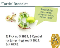 Turtle Bracelet Pattern par Puca - The Argus Collection