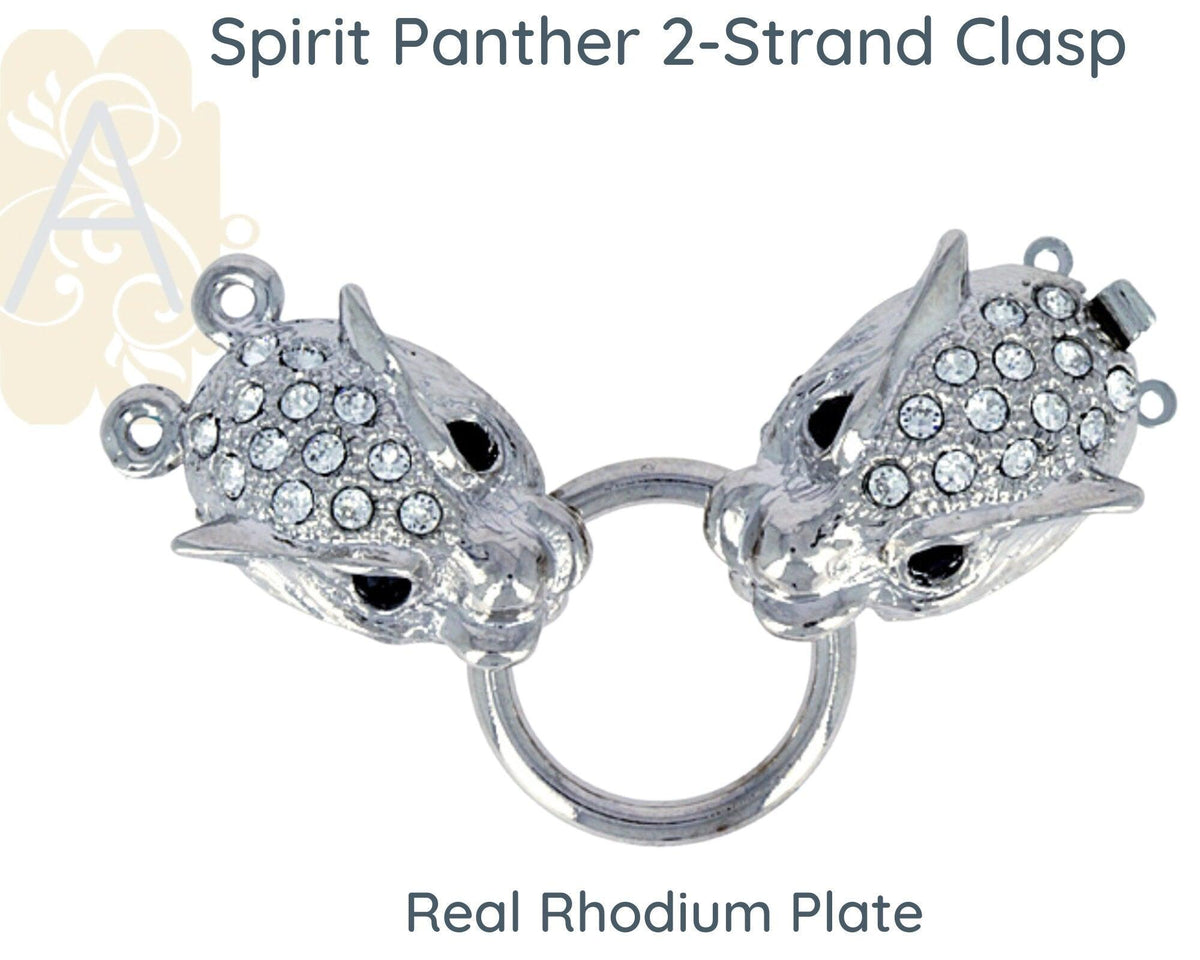 Spirit Panther 2-Strand Box Clasp, in 2 Finishes - The Argus Collection