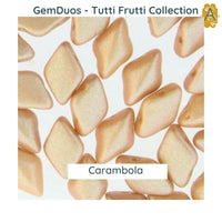 Gemduo Beads by Matubo, Tutti Frutti Collection, 10 g - The Argus Collection