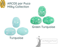 Samos par Puca, Milky Collection, 5g. ~20 beads, 10 Colors - The Argus Collection