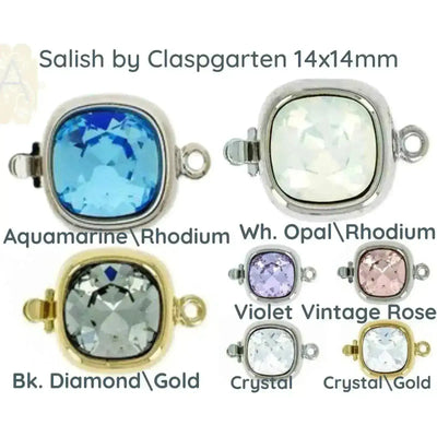 Salish 1-Strand Box Clasp in 7 Colors - The Argus Collection
