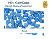 Mini Gemduo Beads by Matubo, Pearl Shine Collection, 5g - The Argus Collection