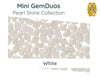 Mini Gemduo Beads by Matubo, Pearl Shine Collection, 5g - The Argus Collection