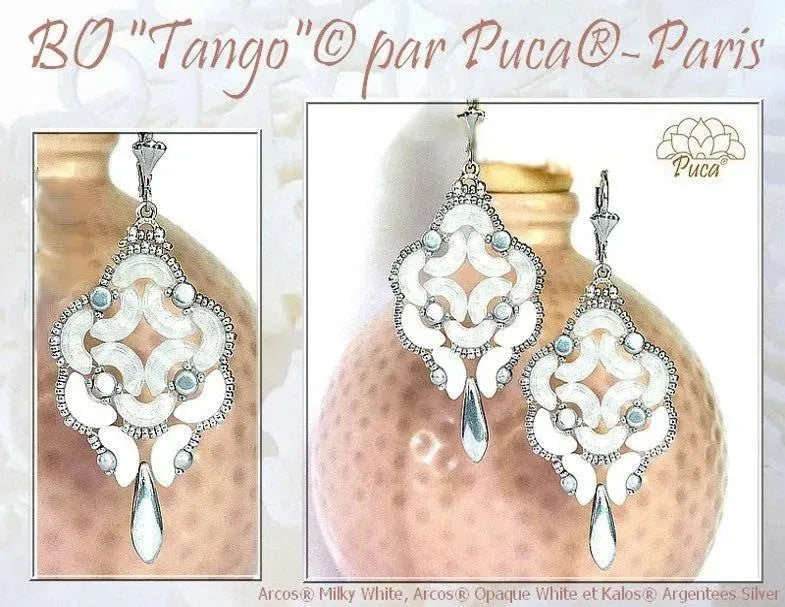 Tango Earrings Pattern par Puca - The Argus Collection