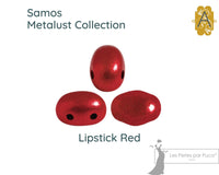 Samos - Metalust Collection, Les Perles par Puca, (5g, approx 20 beads) - The Argus Collection