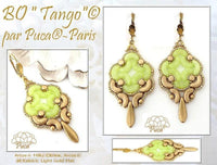 Tango Earrings Pattern par Puca - The Argus Collection