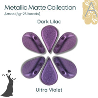 Amos par Puca, Metallic Matte Collection-II, 9 Colors - The Argus Collection