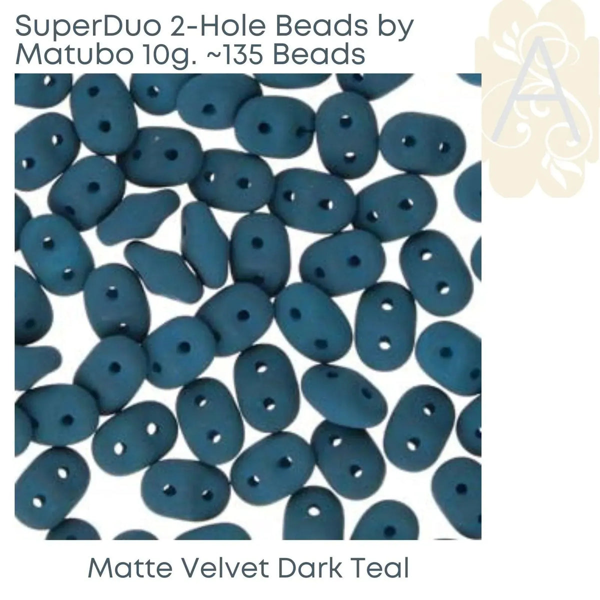 Superduo Beads, The Metallic & Matte Collections, 10g. 5 Colors - The Argus Collection