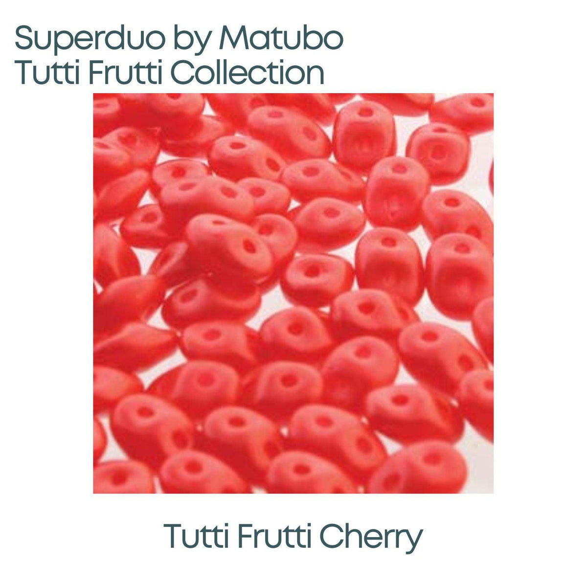 Superduo Beads, Tutti Frutti Collection, 10g. 7 Colors - The Argus Collection