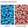 Superduo Beads by Matubo, Pearl Shine Collection, 10g. - The Argus Collection