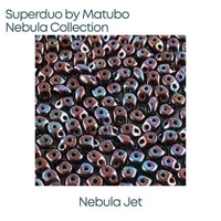 Superduo Beads, Nebula Collection, 10g. 11 Colors - The Argus Collection