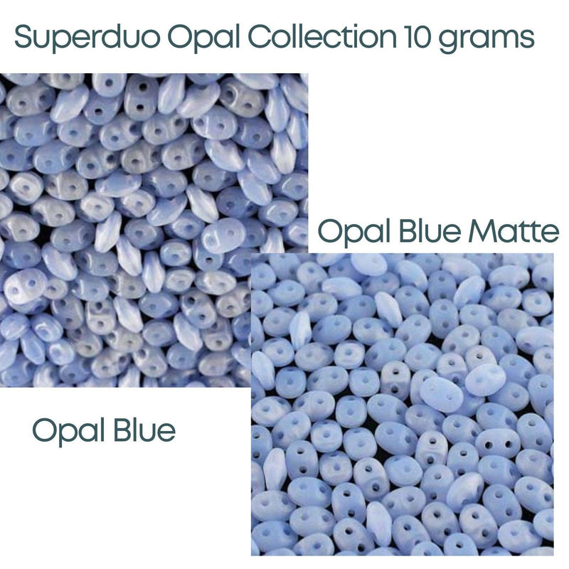 Superduo, Opal Collection, 10g. 12 Colors - The Argus Collection