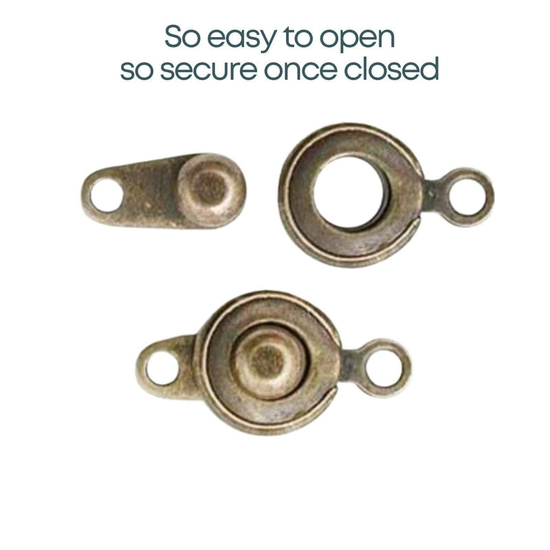 Ball & Socket Clasps SECONDS (Patented 2007), Premium Quality, 6 Sets - The Argus Collection