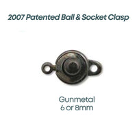 Ball & Socket Clasps (Patented 2007), Premium Quality, 2 Sets, 7 Finishes - The Argus Collection