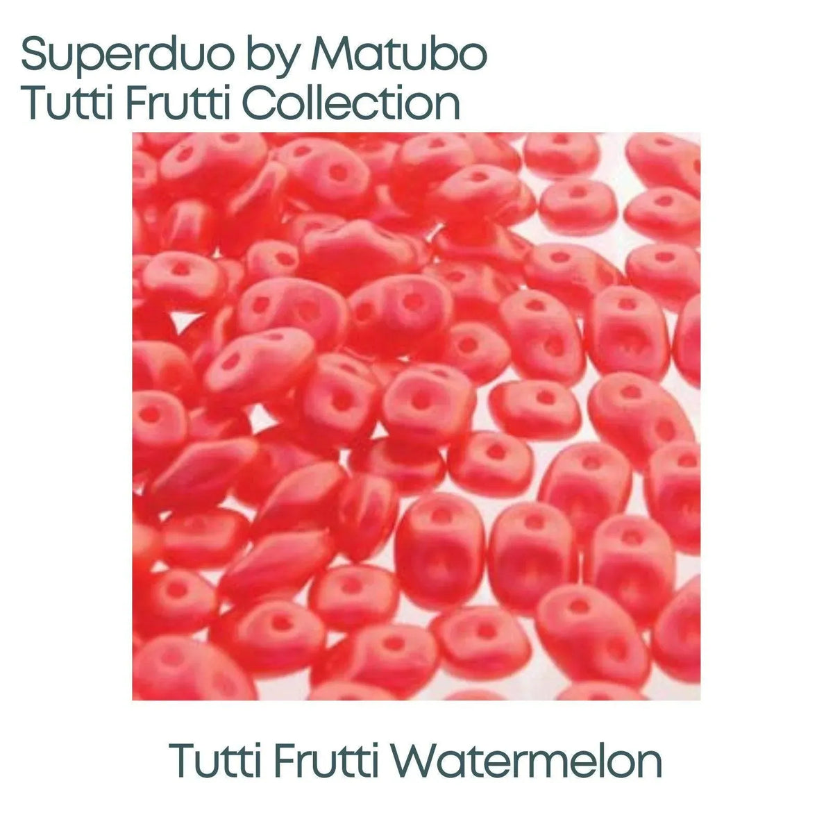 Superduo Beads, Tutti Frutti Collection, 10g. 7 Colors - The Argus Collection