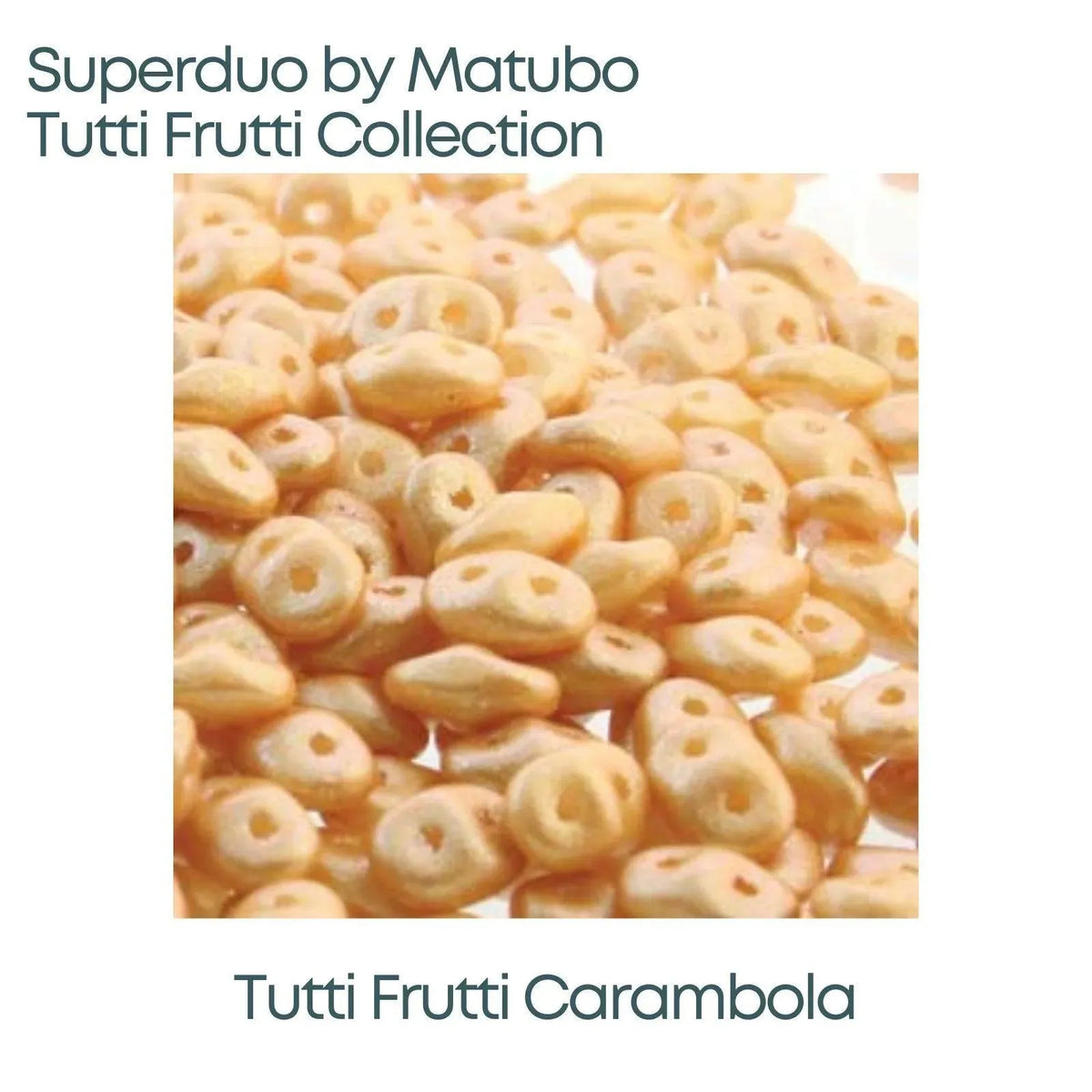 Superduo Beads, Tutti Frutti Collection, 10g. 7 Colors - The Argus Collection