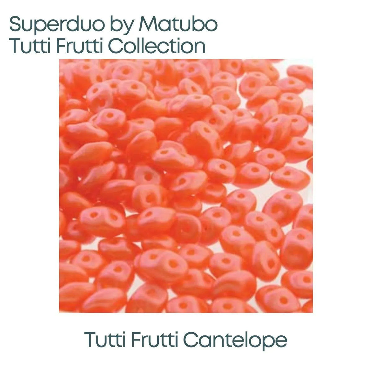 Superduo Beads, Tutti Frutti Collection, 10g. 7 Colors - The Argus Collection