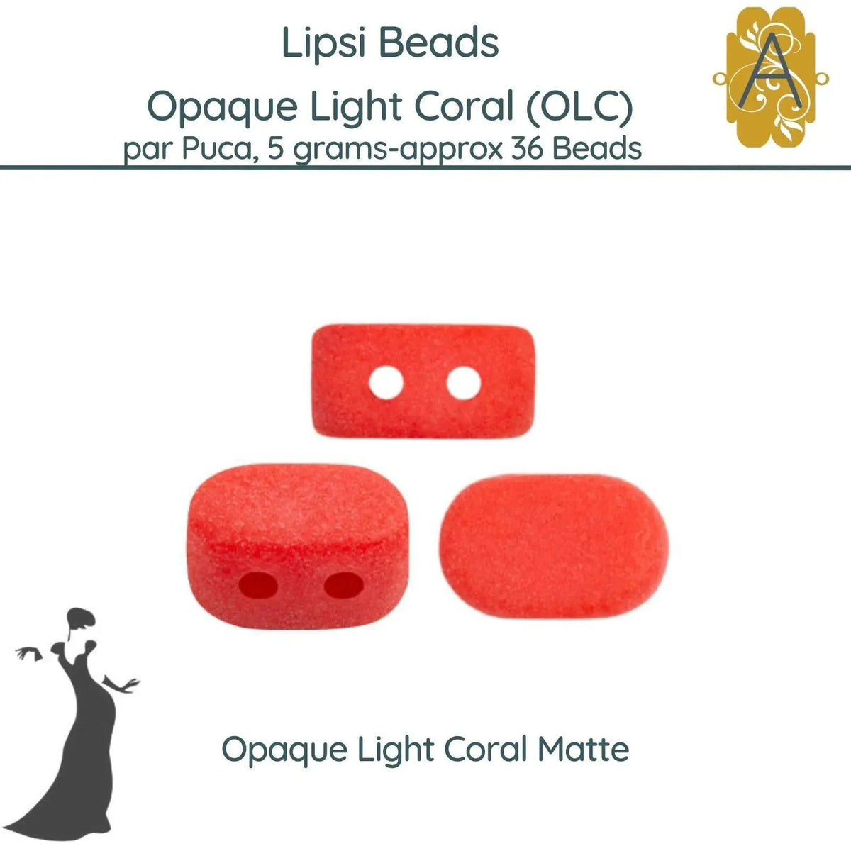 Lipsi par Puca, Opaque Light Coral Red Collection - The Argus Collection