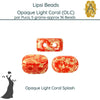 Lipsi par Puca, Opaque Light Coral Red Collection - The Argus Collection