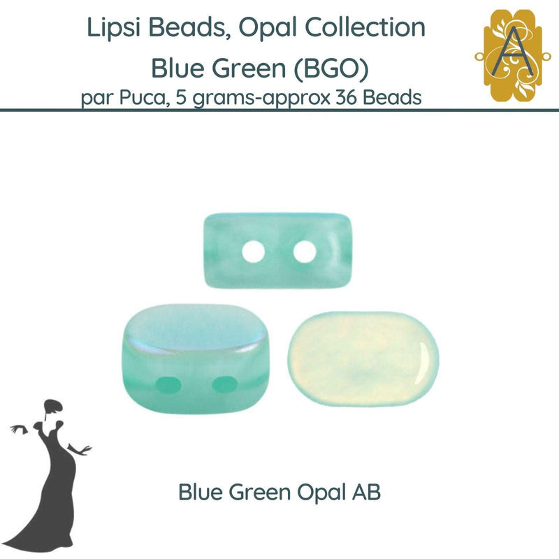 Lipsi par Puca, Blue Green Opal Collection - The Argus Collection