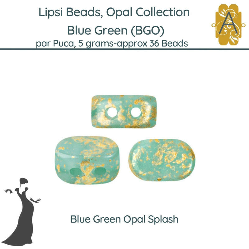 Lipsi par Puca, Blue Green Opal Collection - The Argus Collection