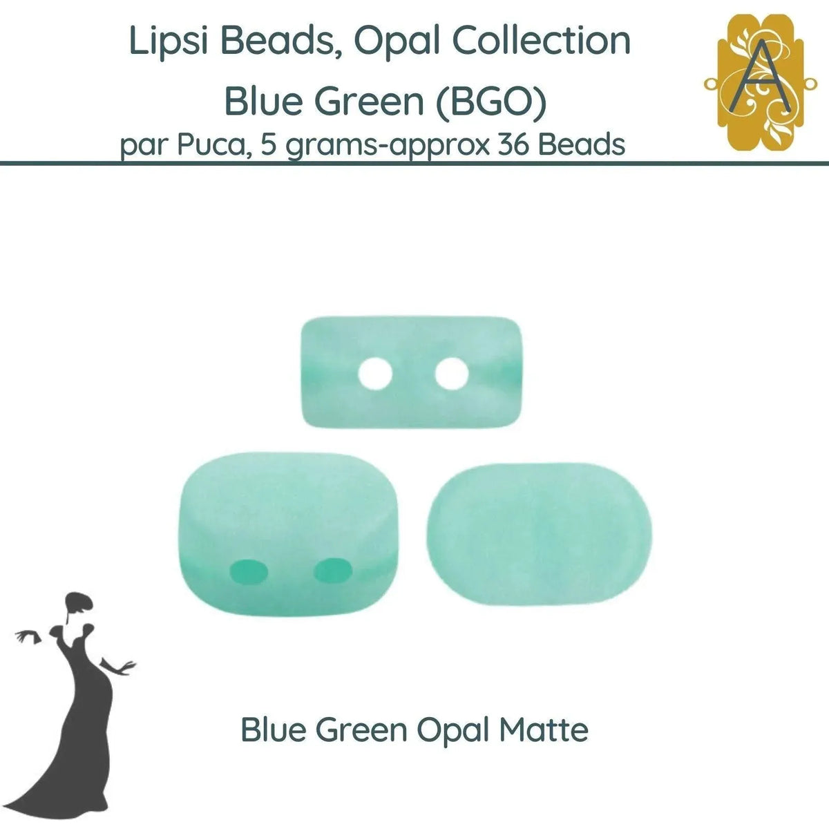 Lipsi par Puca, Blue Green Opal Collection - The Argus Collection