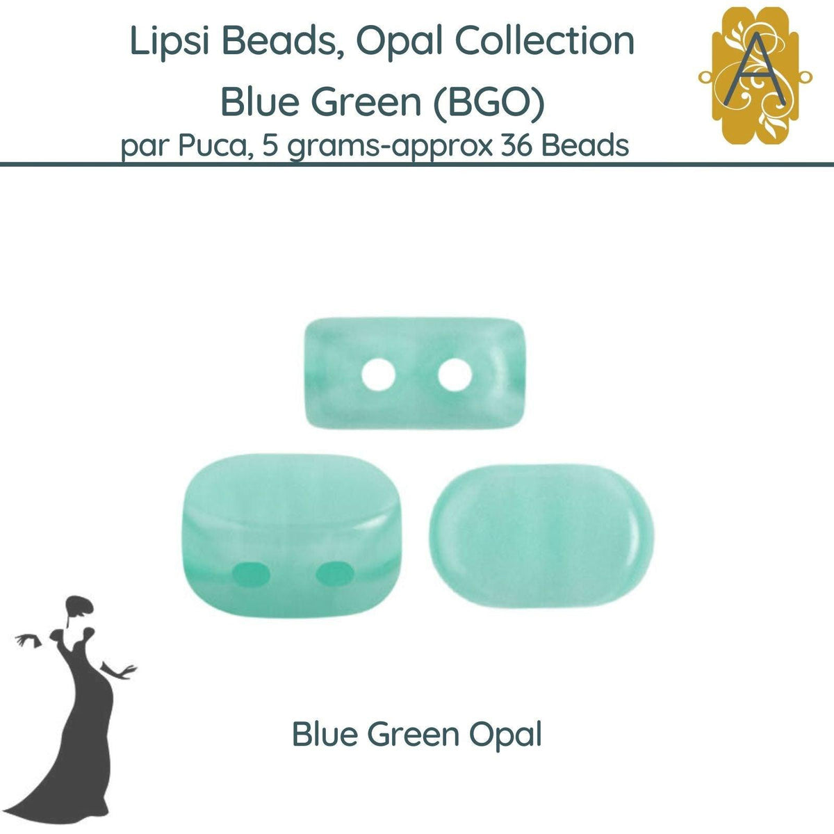 Lipsi par Puca, Blue Green Opal Collection - The Argus Collection