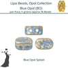 Lipsi par Puca, Blue Opal Collection - The Argus Collection