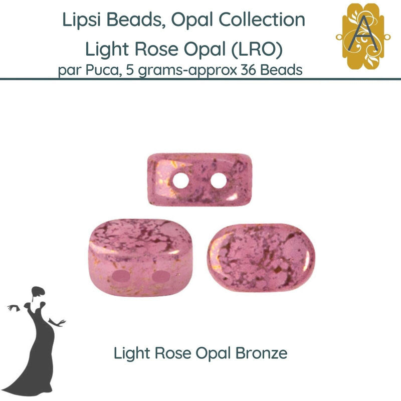 Lipsi par Puca, Light Rose Opal Collection - The Argus Collection