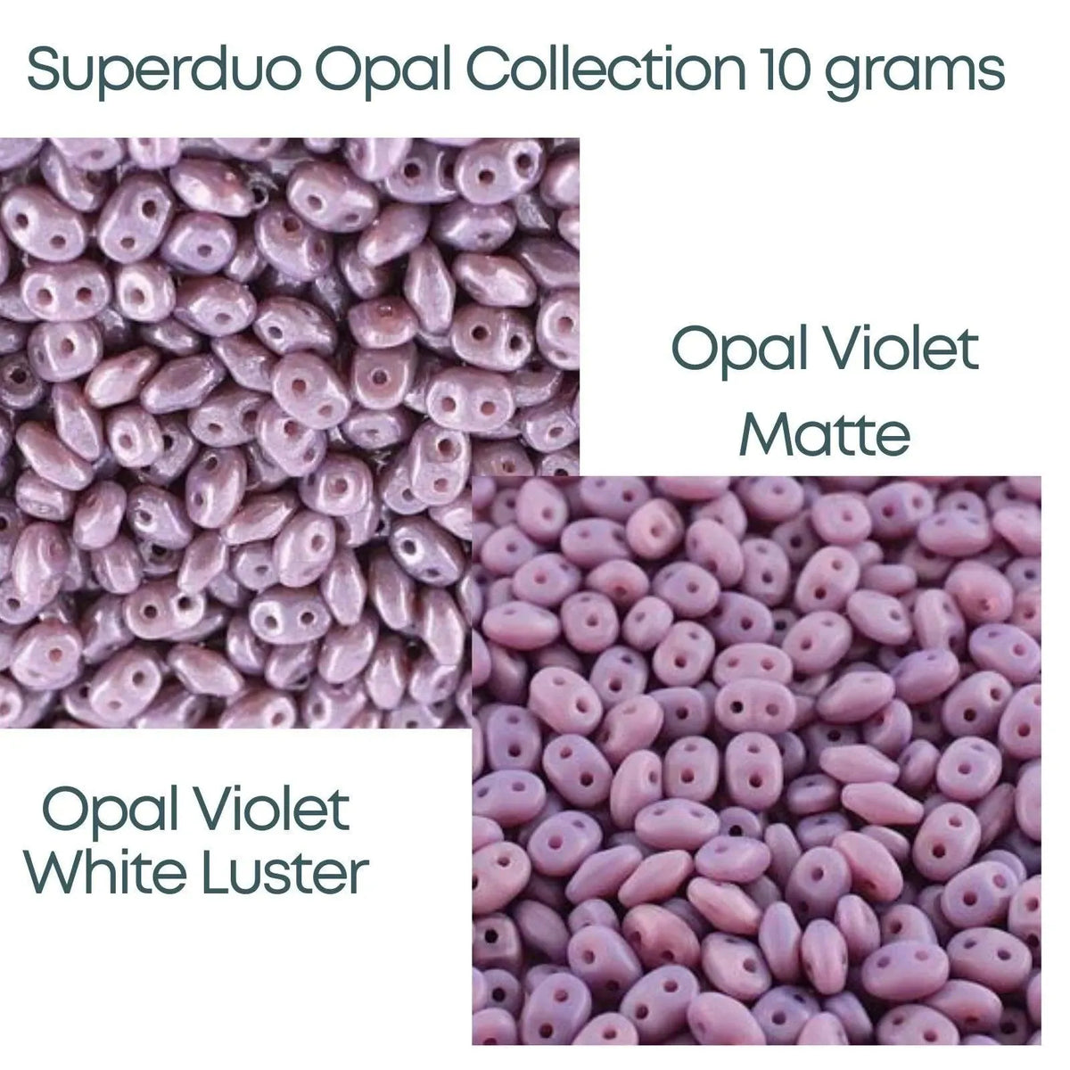 Superduo, Opal Collection, 10g. 12 Colors - The Argus Collection