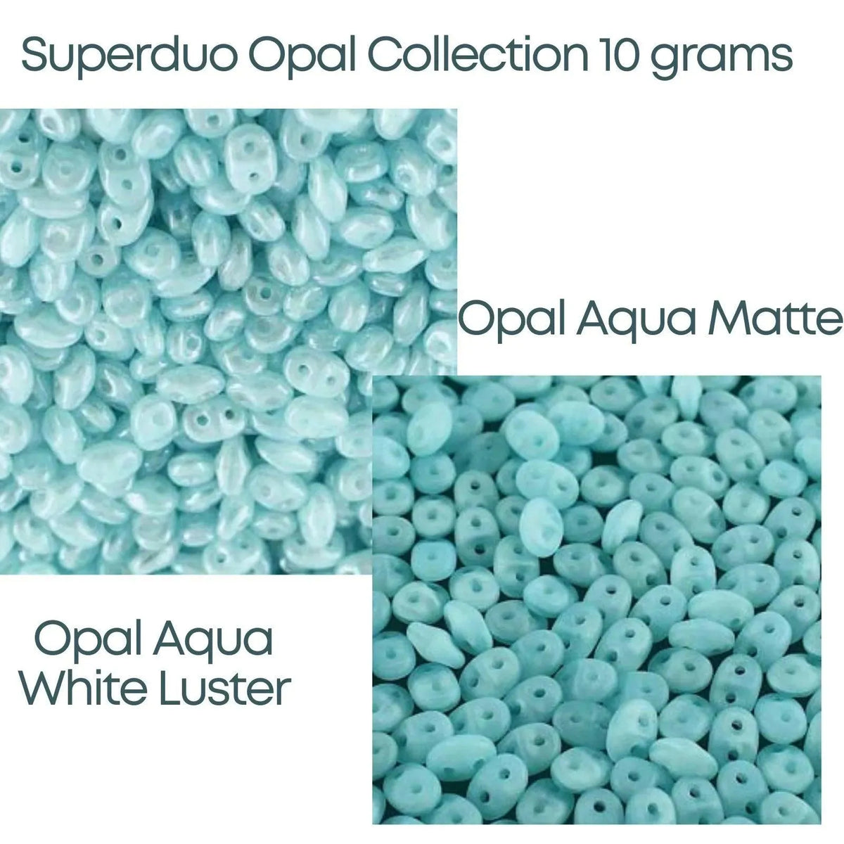 Superduo, Opal Collection, 10g. 12 Colors - The Argus Collection