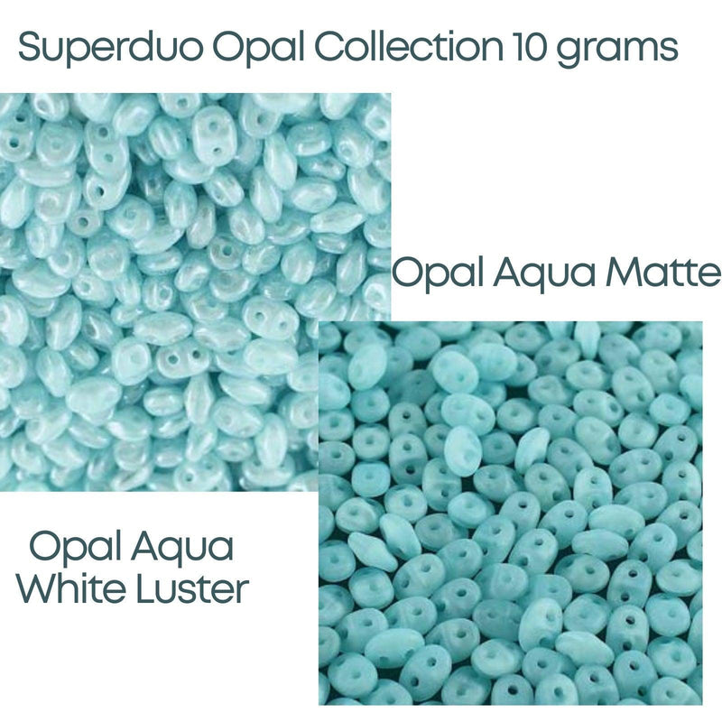 Superduo, Opal Collection, 10g. 12 Colors - The Argus Collection