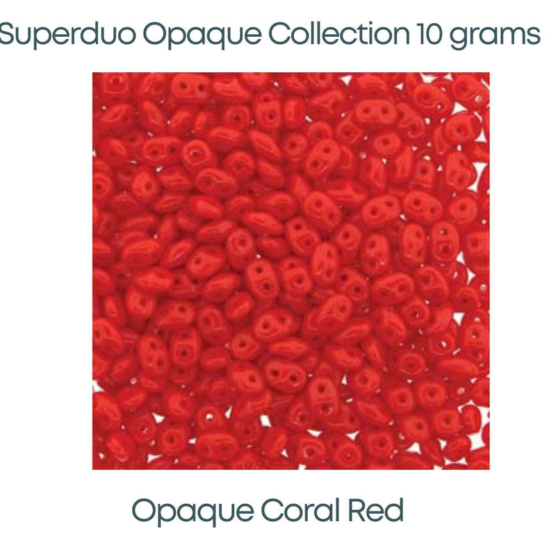 Superduo, Opaque Collection, 10g. 13 Colors - The Argus Collection