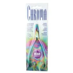 Chroma Series Round Concave Pliers, Stainless Steel, Box Joint Construction - The Argus Collection